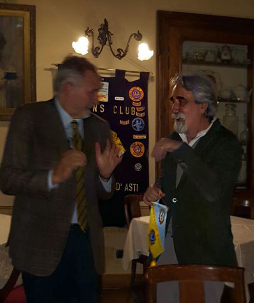 Beppe Vessicchio Lions Club Villanova d'Asti
